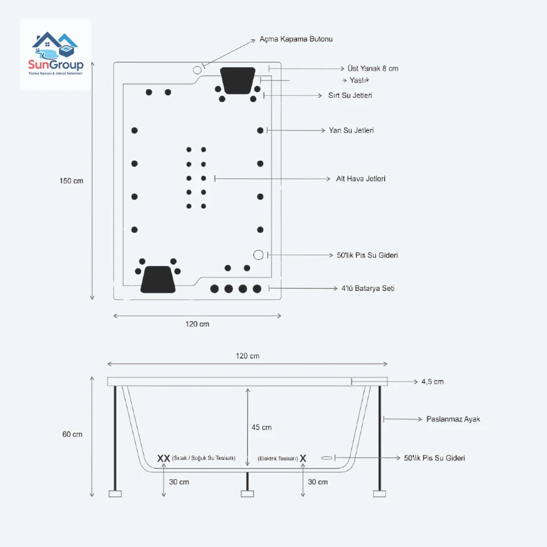 Seraphina jakuzi görsel 4